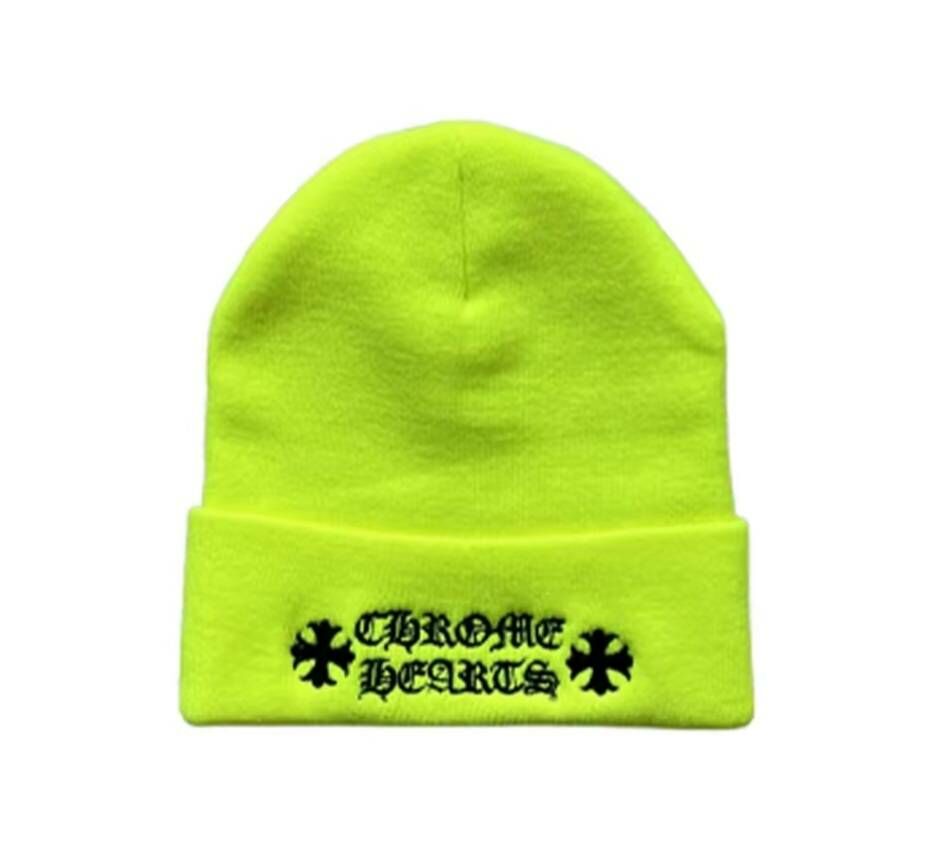 【代購】CHROME HEARTS 克羅心 毛帽 男女同款 綠色