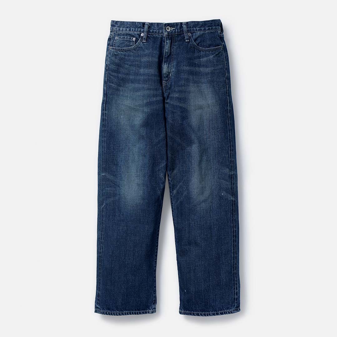 2025SS NEIGHBORHOOD WASHED DENIM DP WIDE PANTS 寬版 水洗 丹寧 牛仔褲 長褲 現貨 251XBNH-PTM04