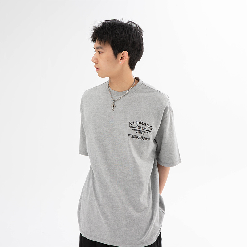 4M12 美式雙面字母印花棉TEE 兩色