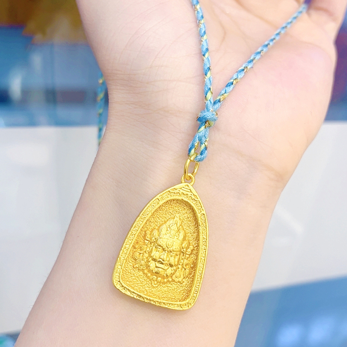 【金輝】招財/正財/偏財黃財神古法金項鍊