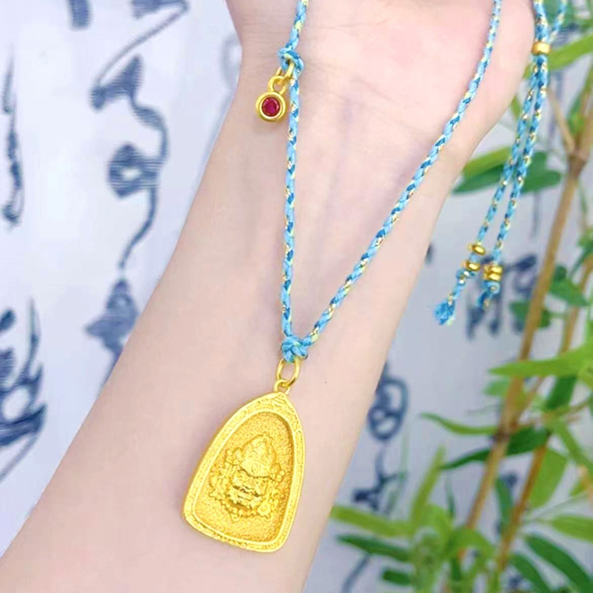 【金輝】招財/正財/偏財黃財神古法金項鍊