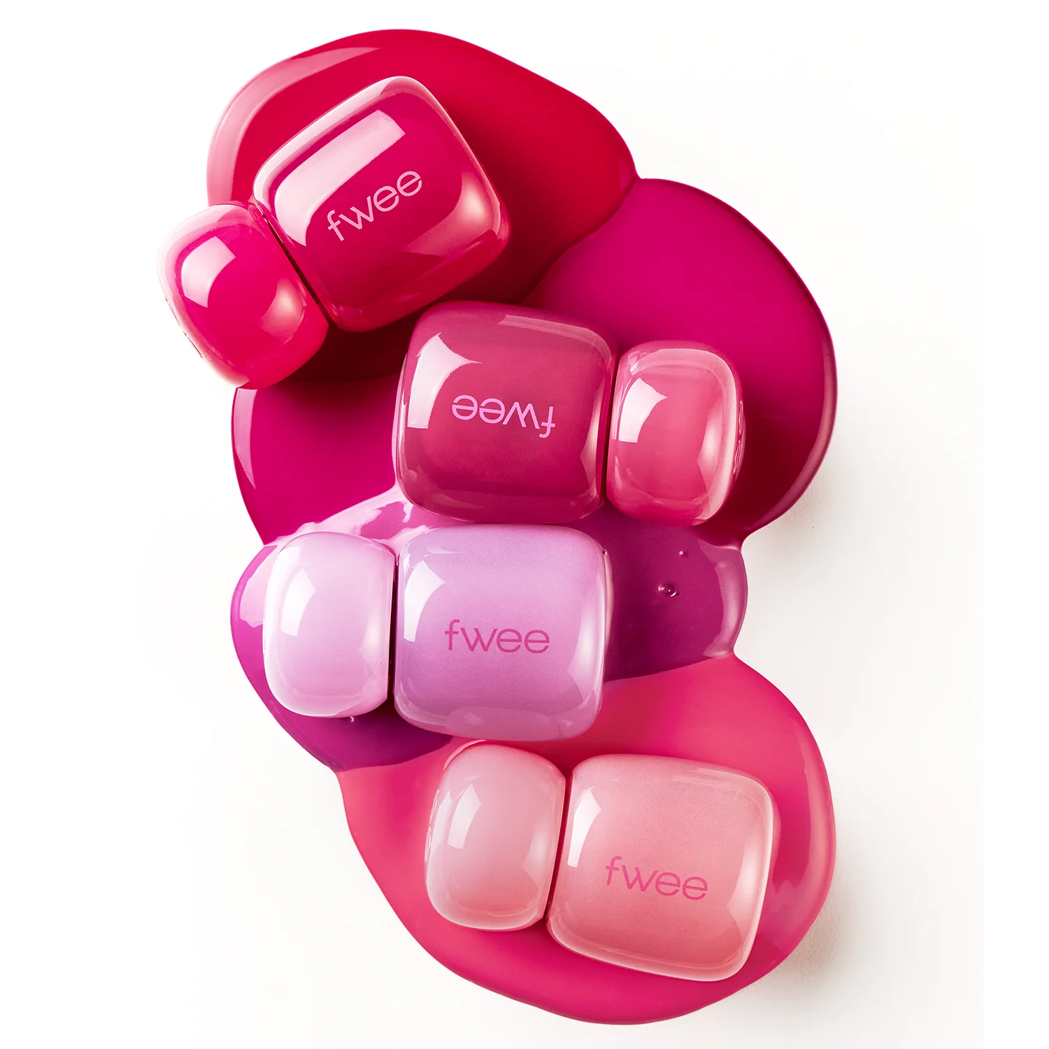 Fwee 純粉色持久唇釉【20款色號】