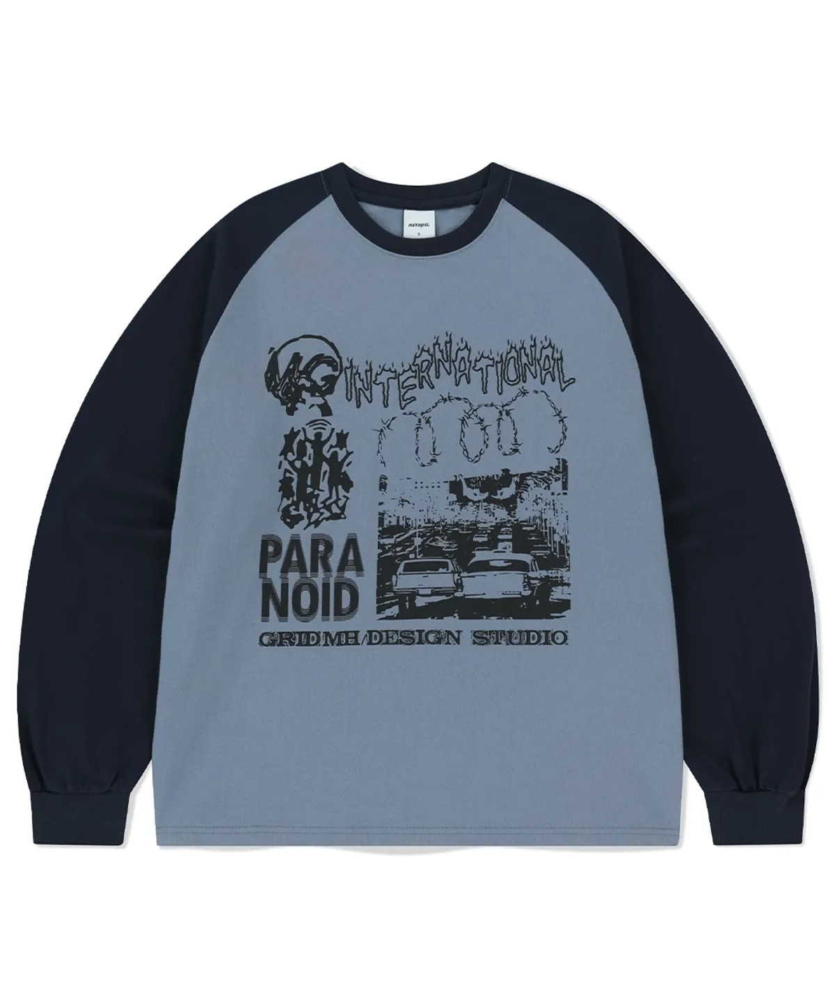 MAHAGRID INTERNATIONAL RAGLAN LS TEE