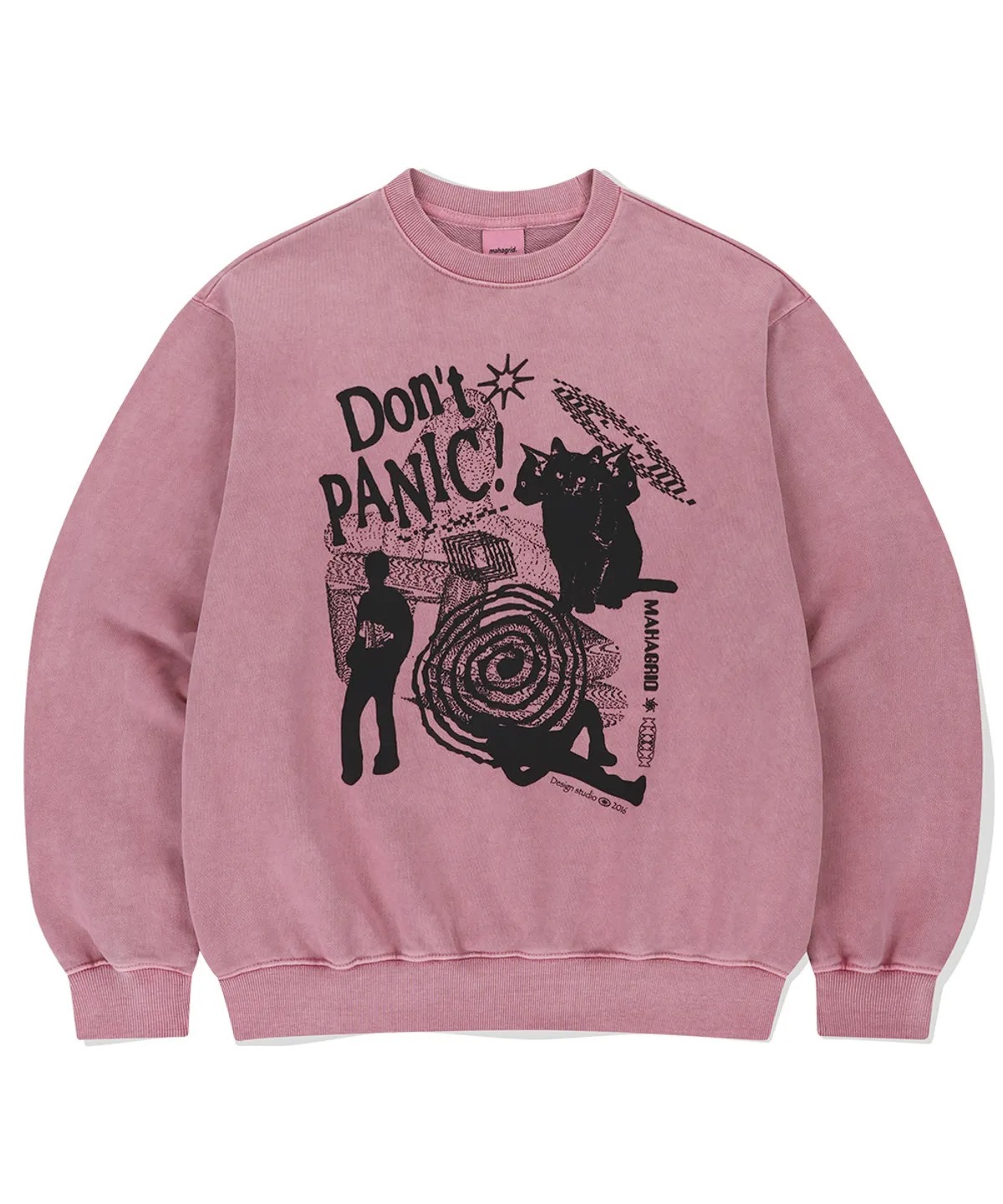 MAHAGRID DON’T PANIC PIGMENT SWEATSHIRT