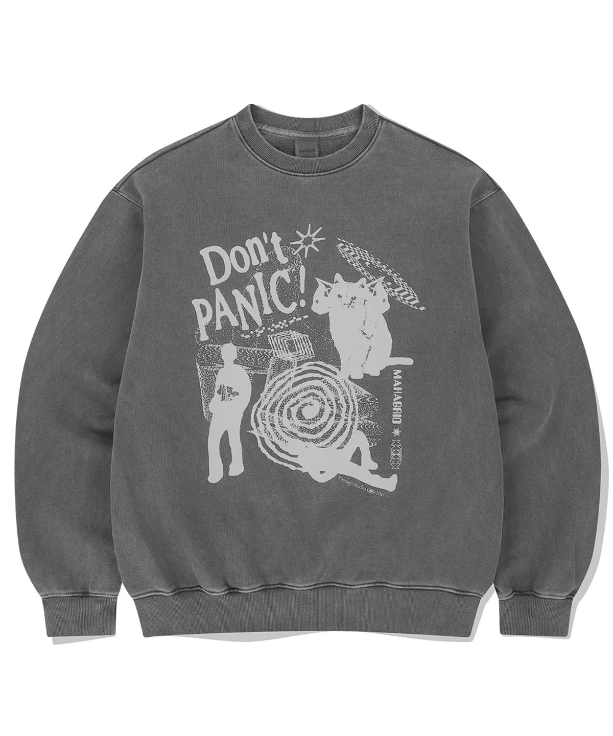 MAHAGRID DON’T PANIC PIGMENT SWEATSHIRT