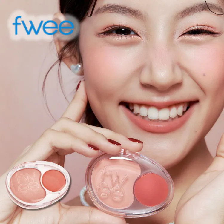 Fwee 柔和持久霧面閃亮雙色胭脂【12款色號】