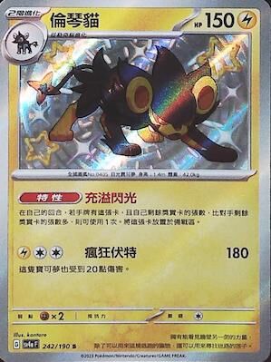 【SV4aF 242/190 S】倫琴貓 S