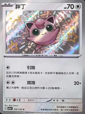 【SV4aF 306/190 S】胖丁 S