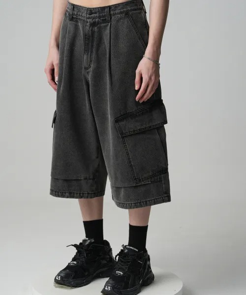 AVANDRESS SIDE BIG DENIM SHORTS