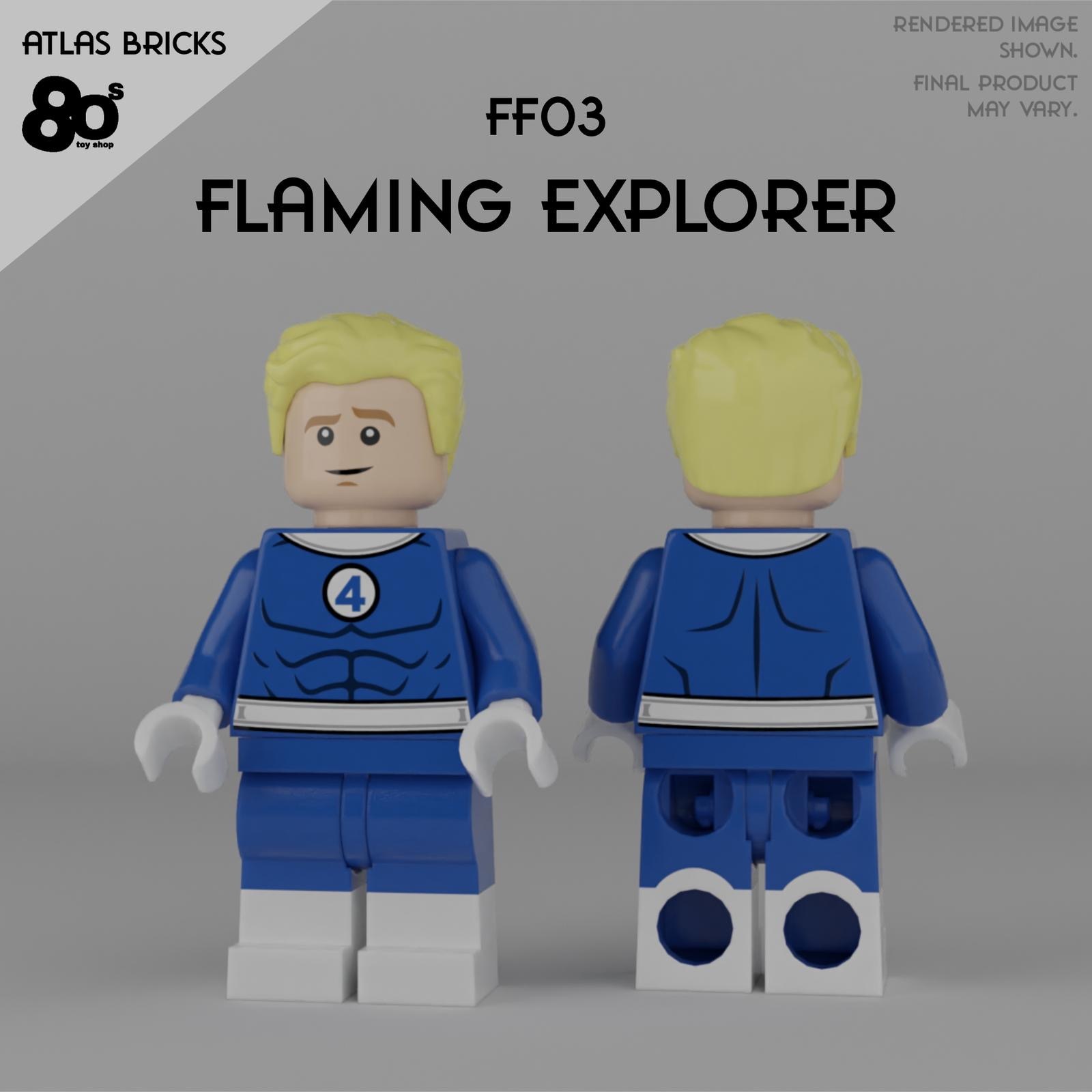 【預訂】【80s Toyshop x Atlas Bricks】火焰探險家