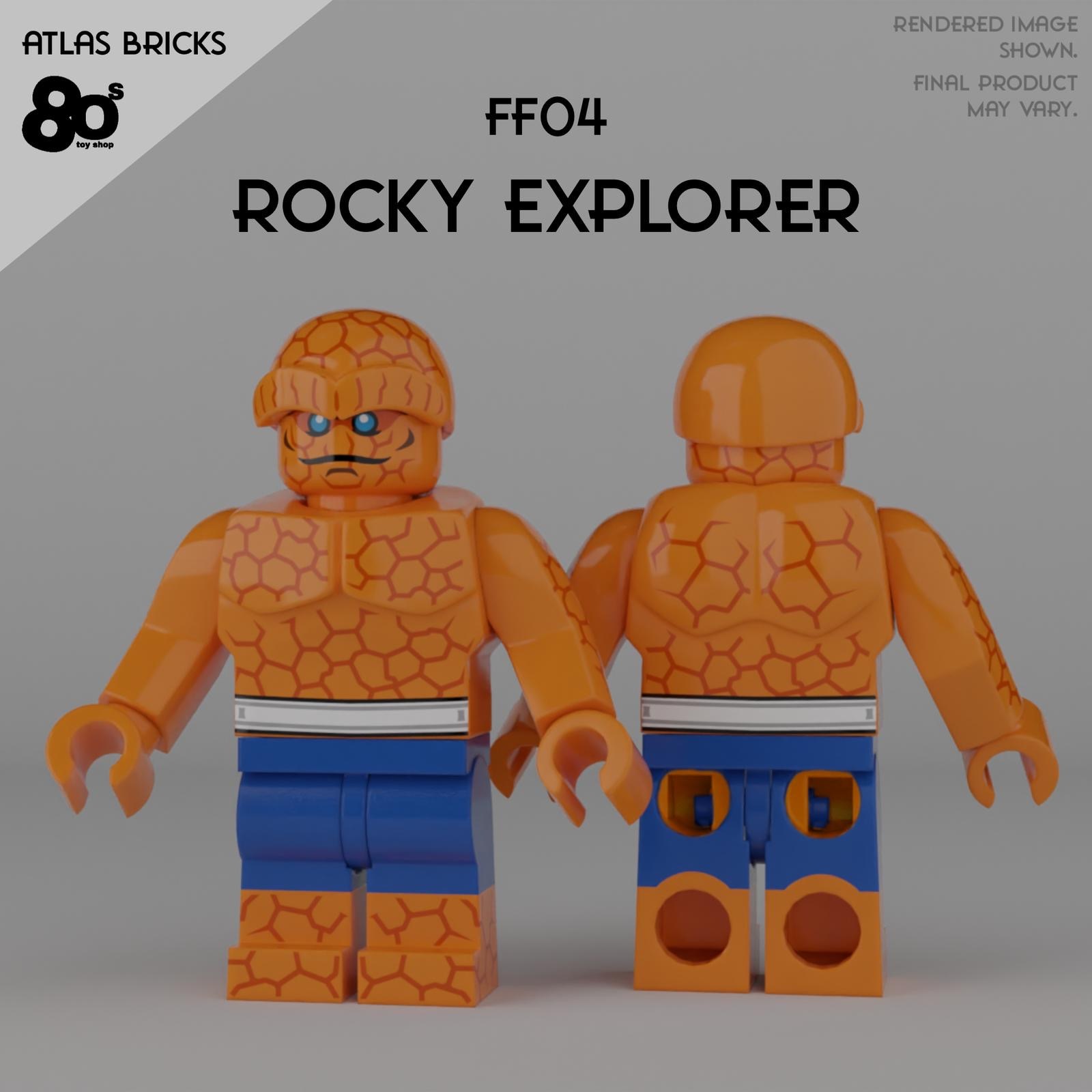 【預訂】【80s Toyshop x Atlas Bricks】岩石探索者