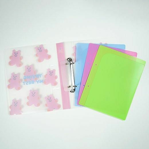 CHIC_小熊 雙孔A5活頁夾｜日本Greeting Life