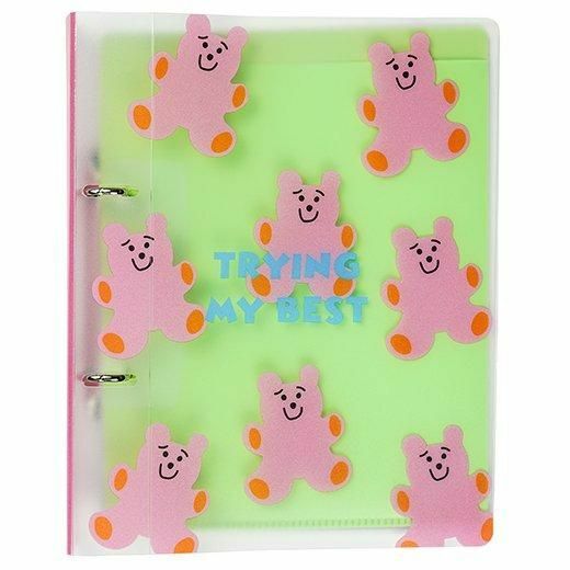 CHIC_小熊 雙孔A5活頁夾｜日本Greeting Life