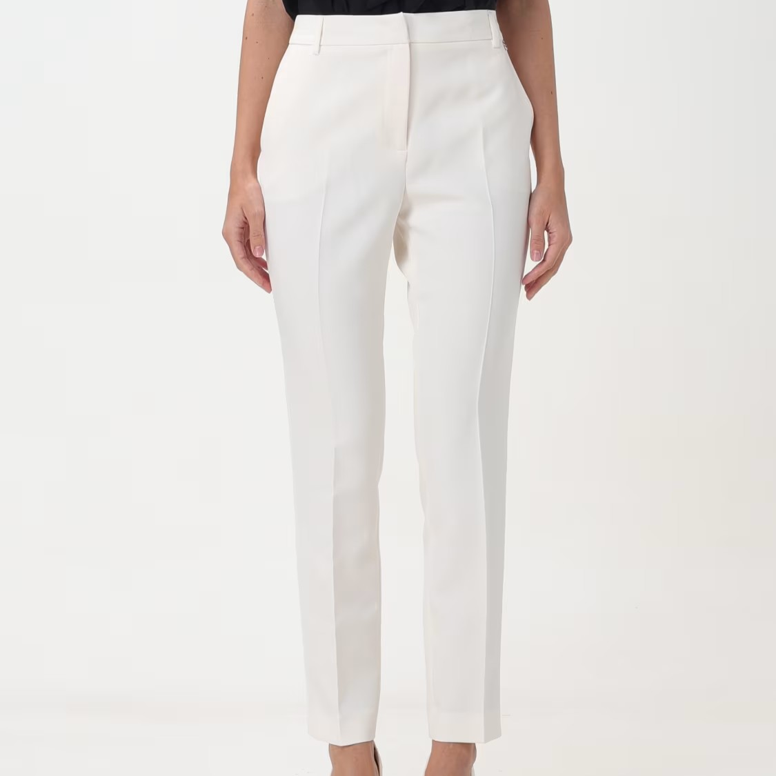 1LJ0404-036 LIU JO Trousers White #CA4201T2200 (C-EU-E)