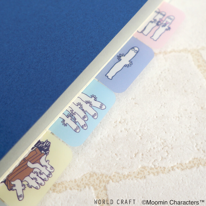 溜溜_MOOMIN PET索引貼紙 25枚｜日本WORLD CRAFT