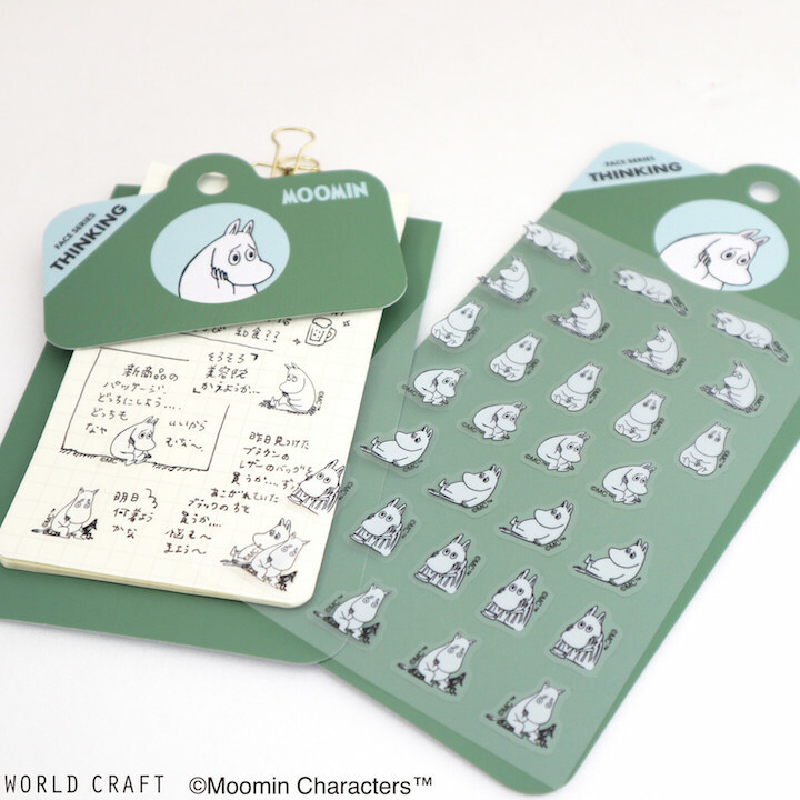 嚕嚕咪 喜怒哀樂 心情 PET透明貼紙｜日本MOOMIN