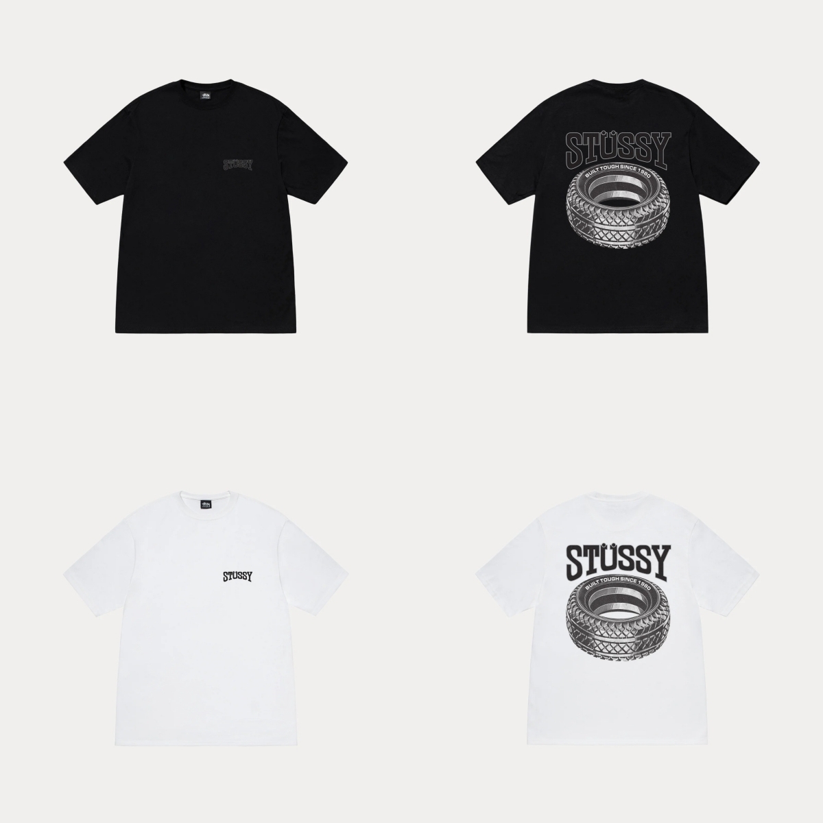 STUSSY TOUGH TREAD TEE 圖案 輪胎 短袖