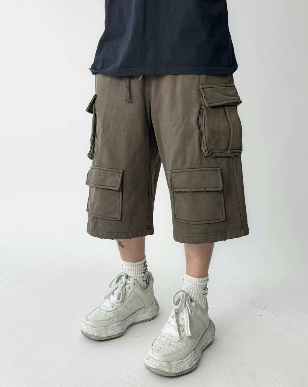 淨色工裝短褲 P3058