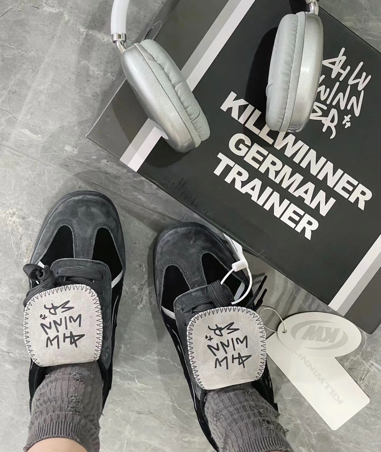 預訂|Killwinner 德訓鞋 黑麂皮