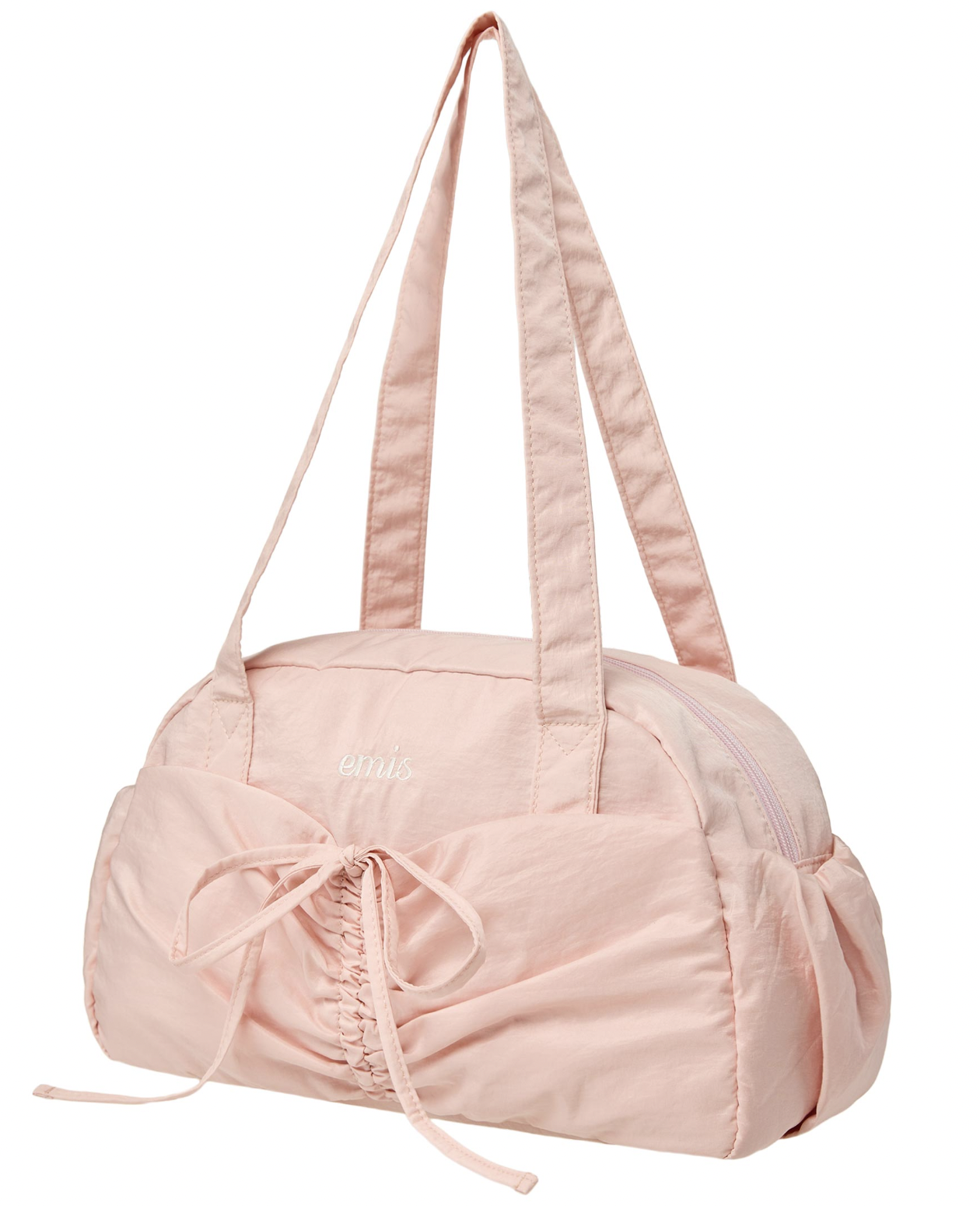 韓國EMIS NYLON SHIRRING POCKET DUFFLE BAG