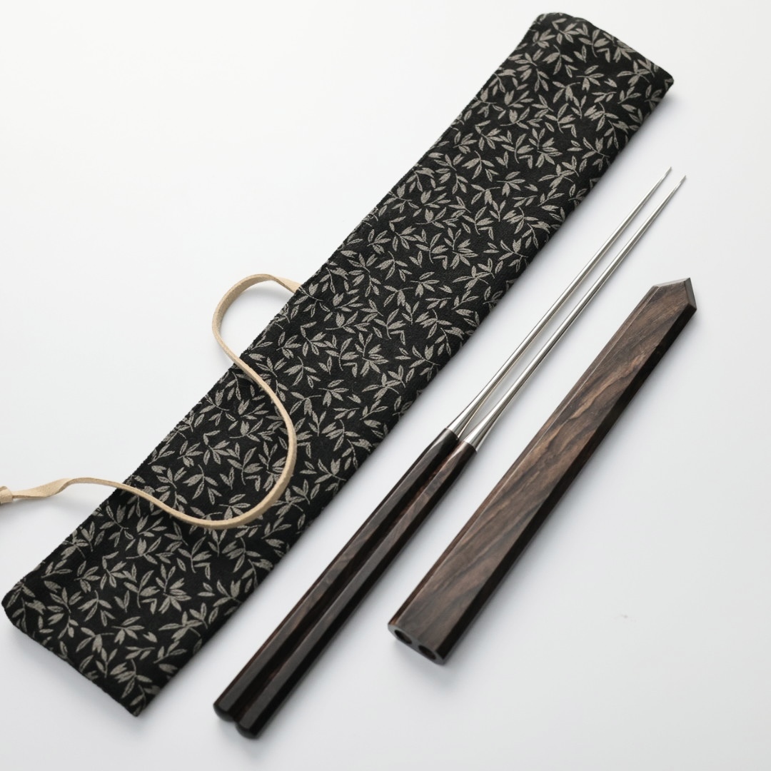初心 黒檀盛箸