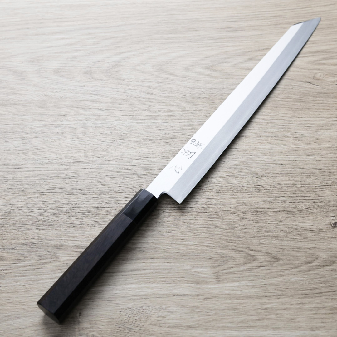 明神利器製作所 初心 切付柳刃 300mm 銀三