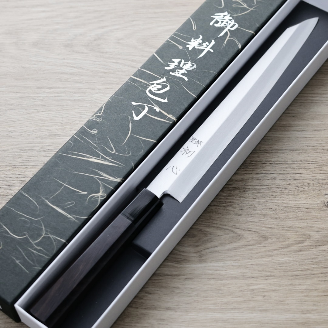 明神利器製作所 初心 切付柳刃 270mm 銀三