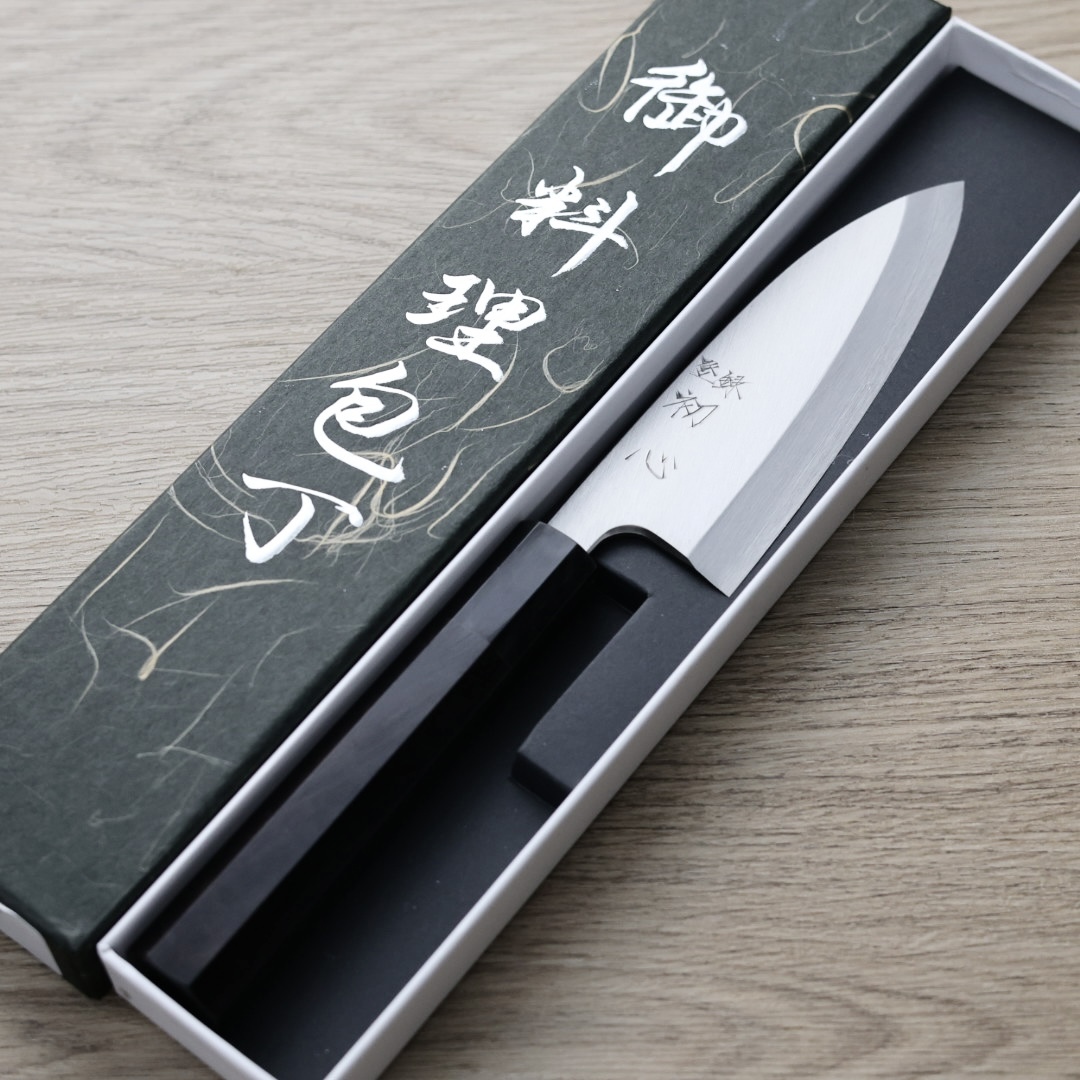 明神利器製作所 初心 出刃 120mm 銀三