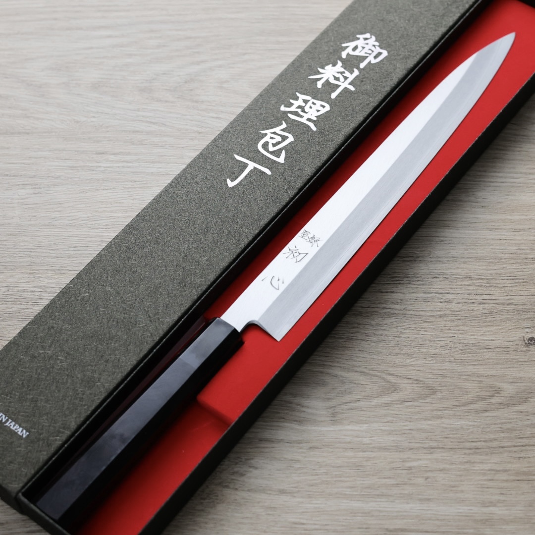 明神利器製作所 初心 柳刃 300mm 銀三