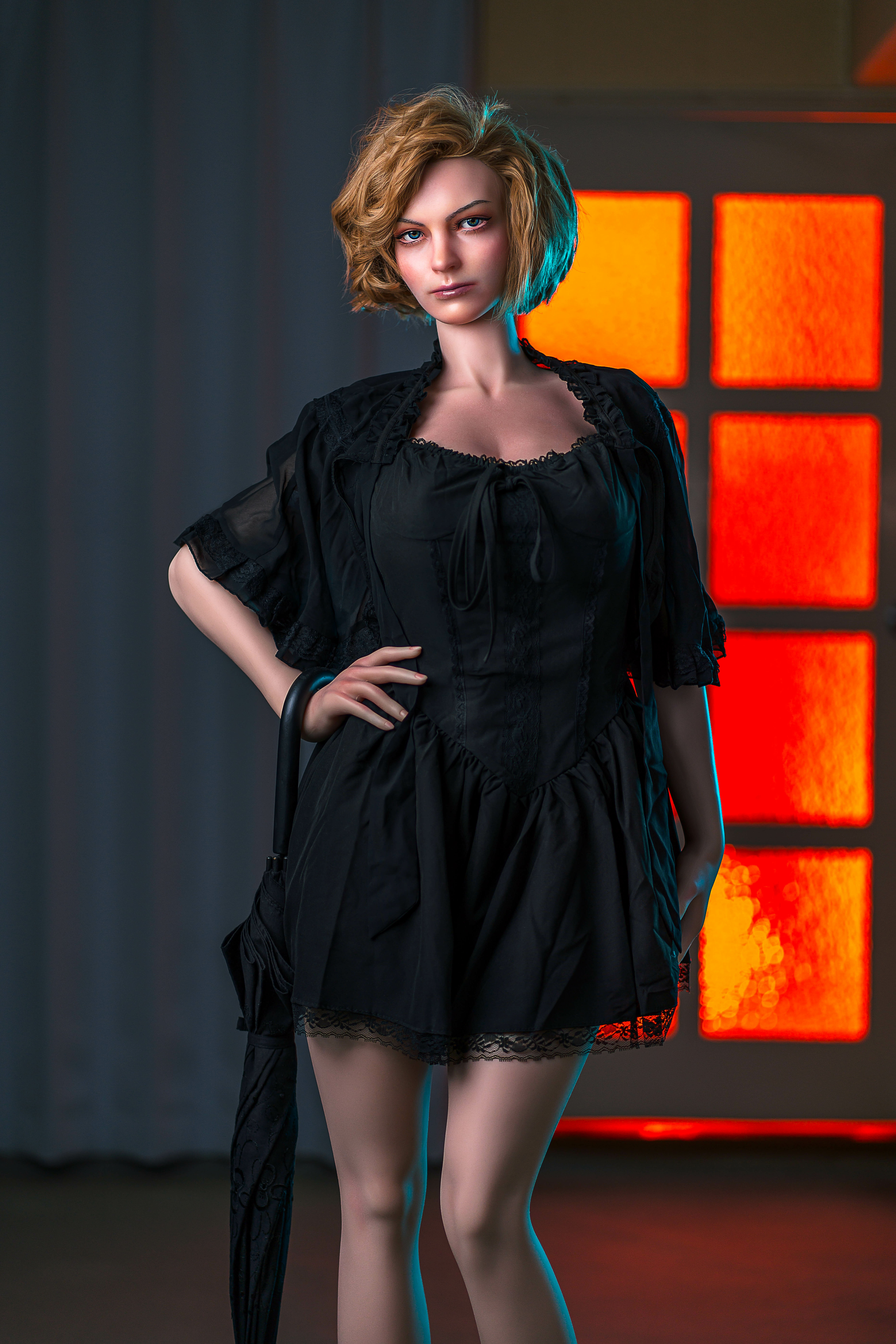 三角玩偶-mandara 系列 153cm 香檳 歐美系 矽膠實體娃娃 成人娃娃