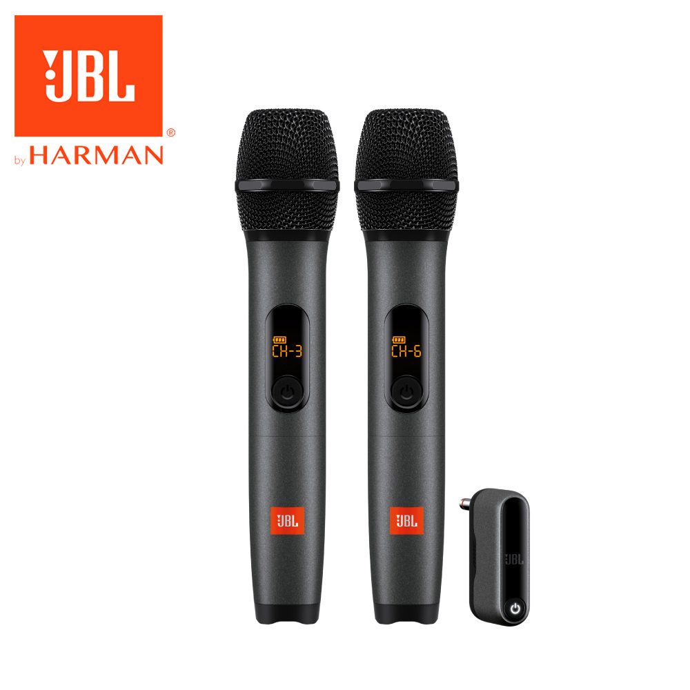 JBL Wireless Microphone 一對二無線麥克風組【台灣公司保固】