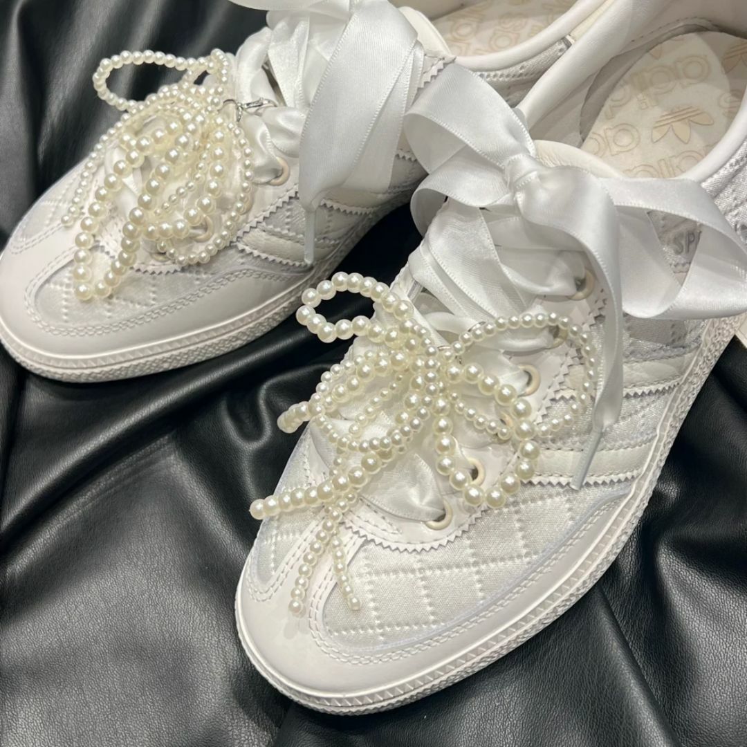 Adidas Handball Spezial 格紋小白鞋 小香款