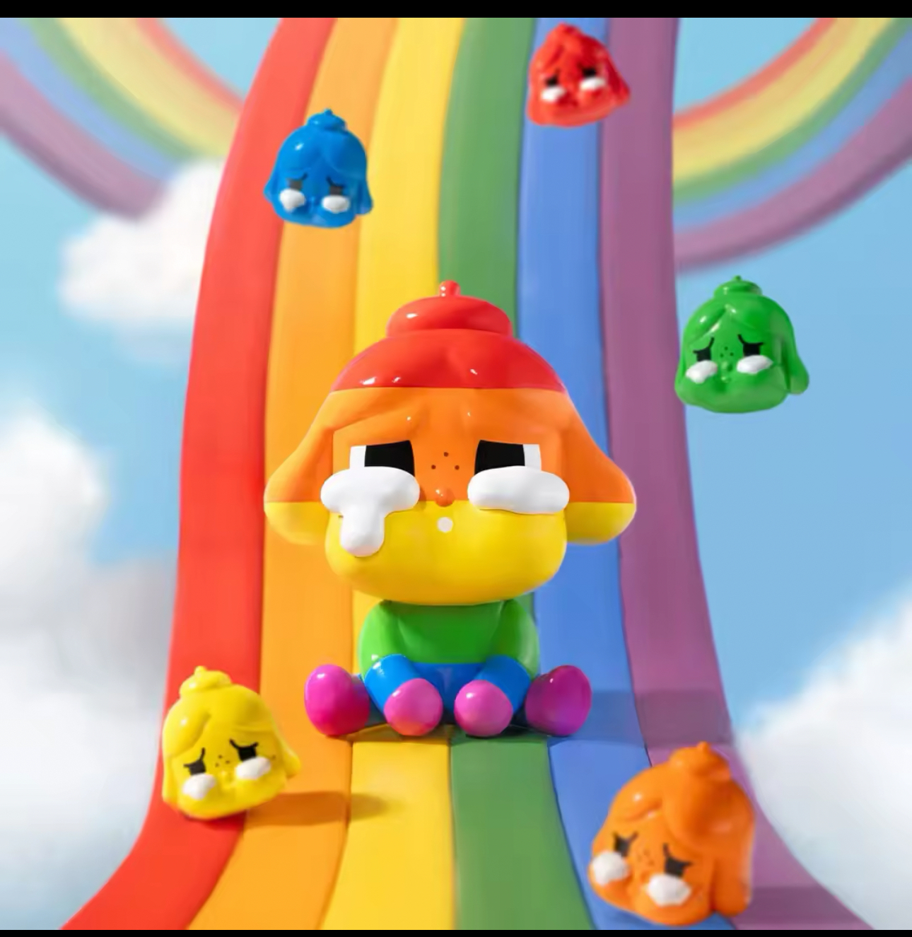 泰國限定 crybaby 彩虹 一套