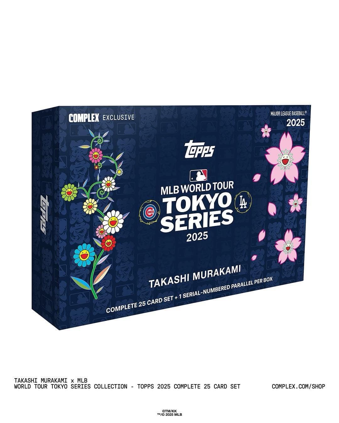 村上隆 X MLB 2025 X Topps聯名限量版球員卡 世界巡迴賽 東京系列賽 道奇隊 小熊隊