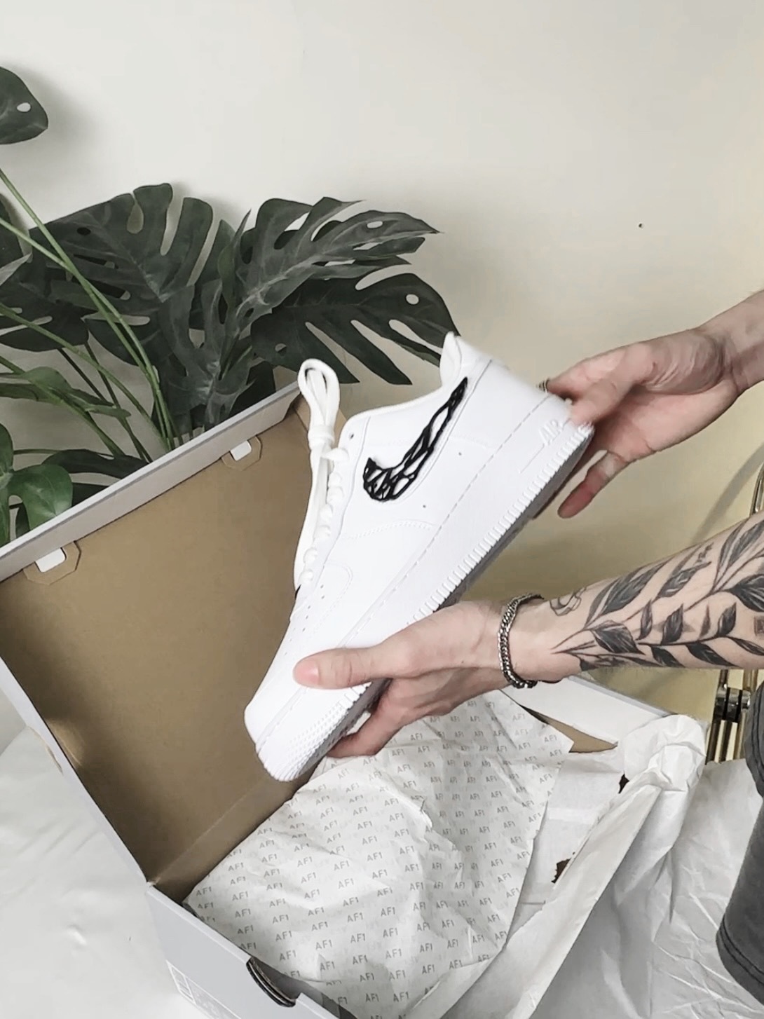 【訂製鞋款】Nike Air Force 1 Low "Liquid Metal Swoosh" WN 金屬液態 液態黑 猛毒 毒液 CW2288888