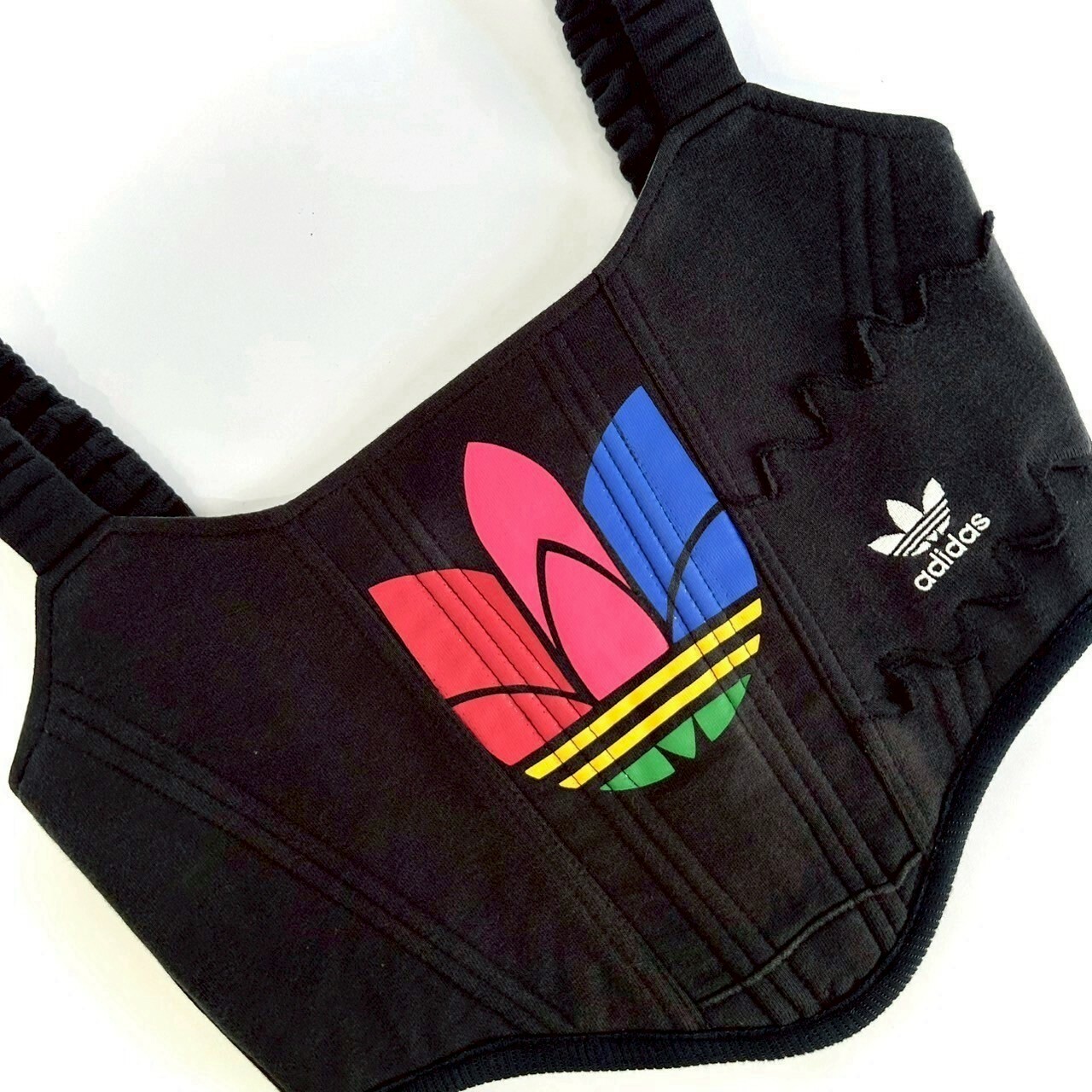 JUSTME - 【售罄】泰國復古Remake 彩色大LOGO馬甲 JM015