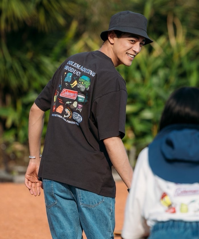 🇯🇵 Coleman × FREAK'S STORE Fishing Goods 釣魚用品 刺繡 印花 短T 短袖 落肩 男女 / 預購