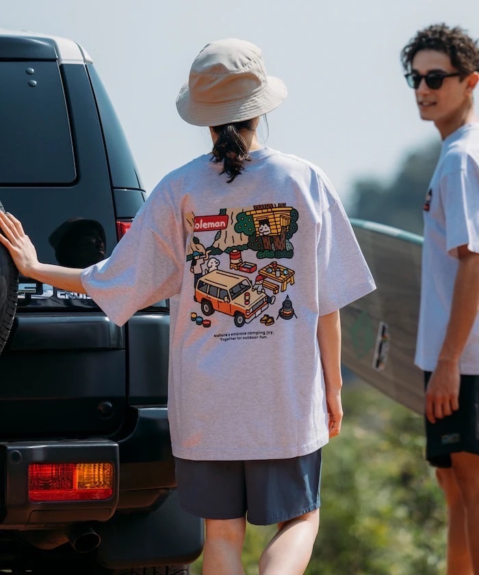 🇯🇵 Coleman x Matsui x FREAK'S STORE rocky camping 三方聯名 岩石露營 印花 短T 短袖 男女 / 預購