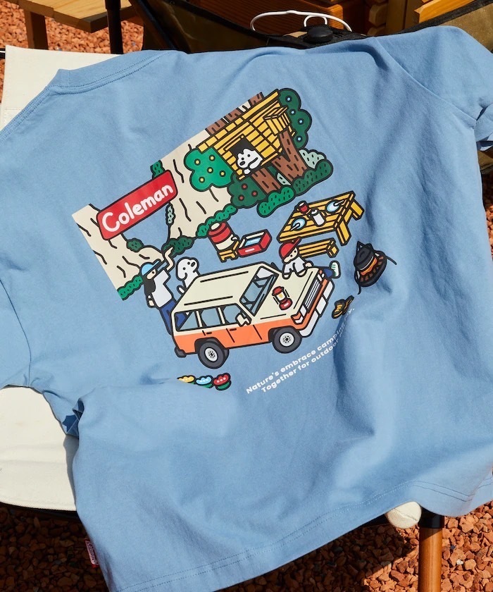 🇯🇵 Coleman x Matsui x FREAK'S STORE rocky camping 三方聯名 岩石露營 印花 短T 短袖 男女 / 預購
