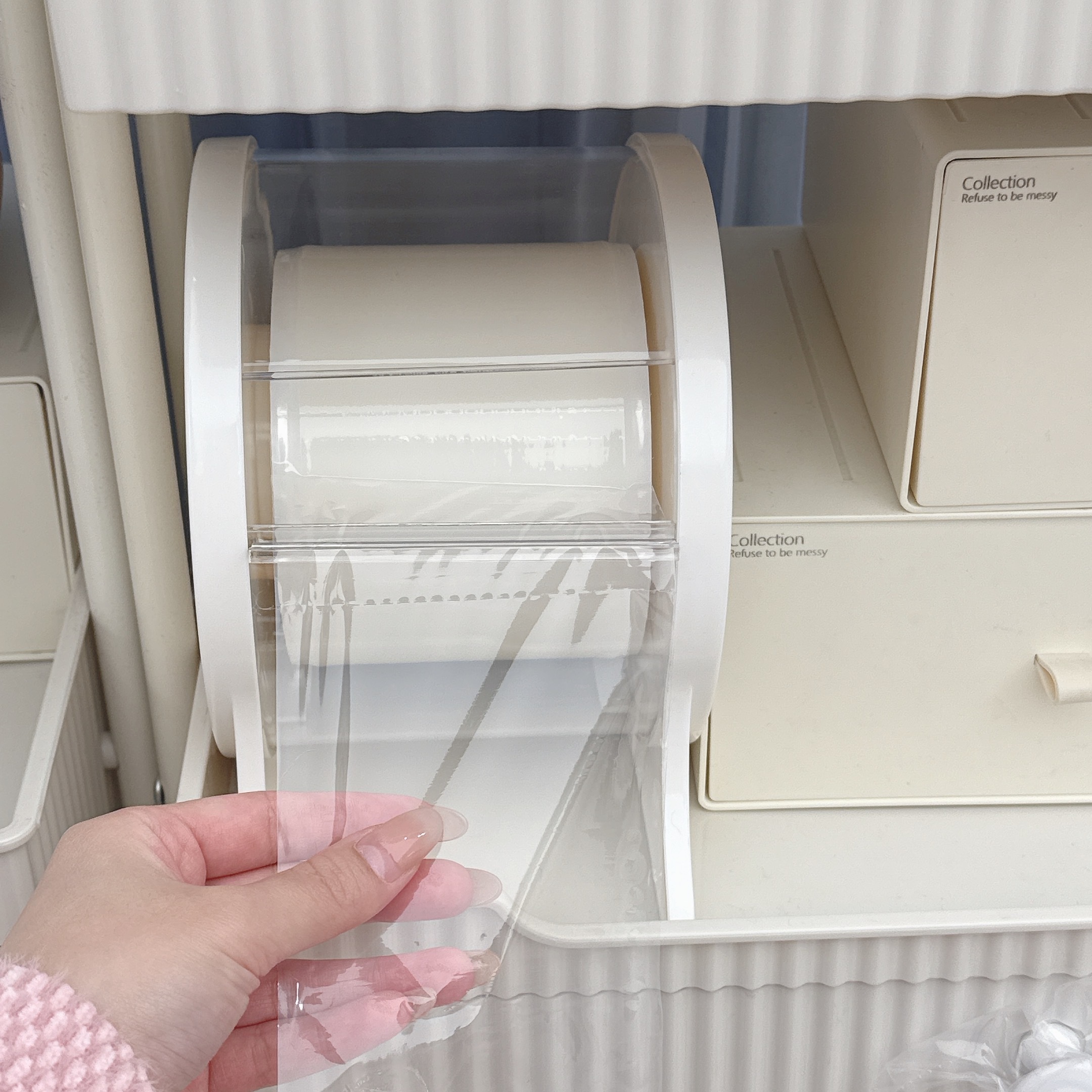 【AURORA快速出貨】防塵隔離無痕膠膜 霧眉防塵隔離無痕膠膜架