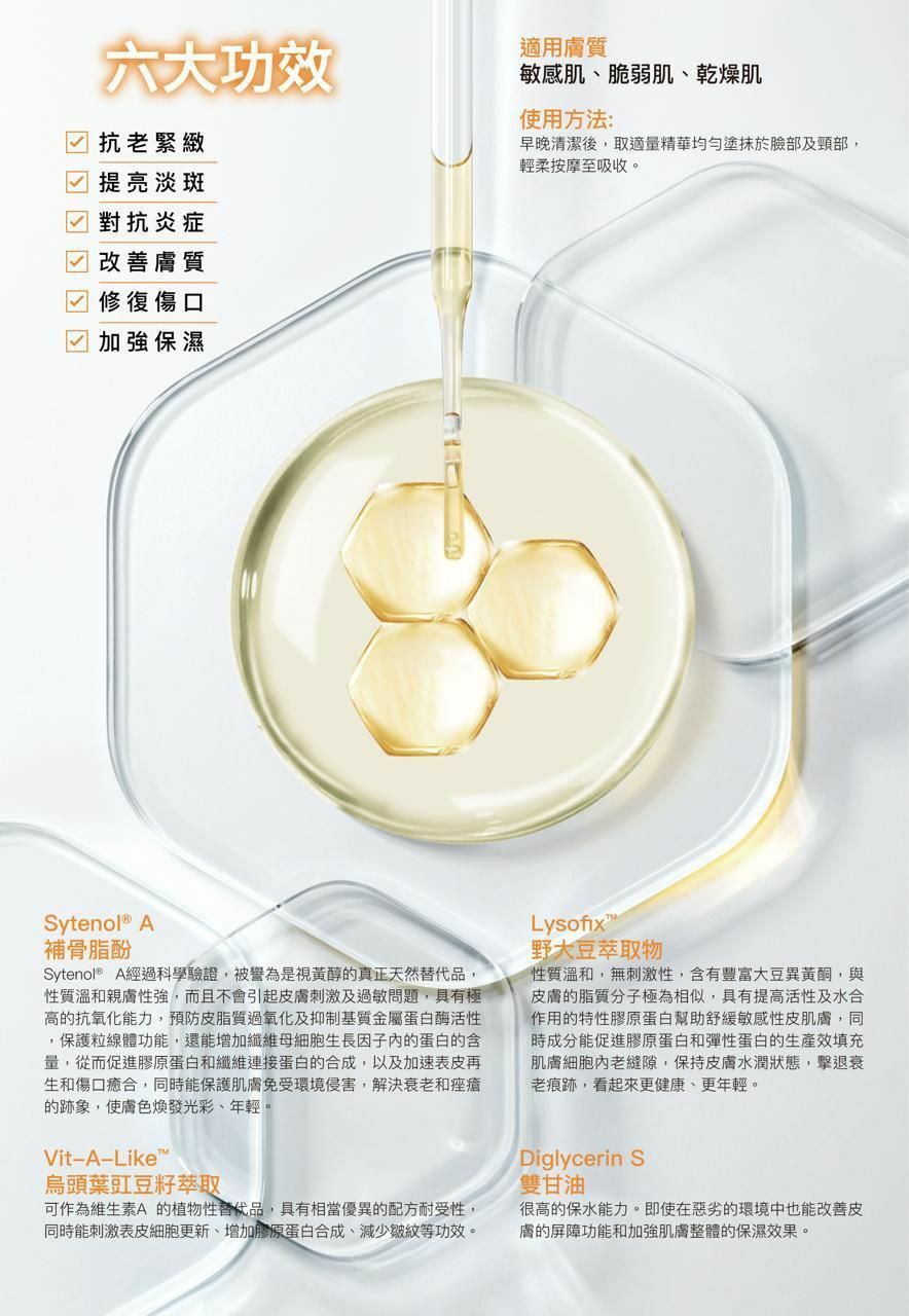 逆齡膠原再生精華素 e30ml