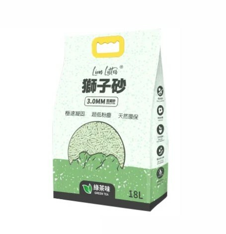 抵用! 🔥 [6包/12包優惠]獅子砂 綠茶味豆腐砂18L 3.0MM