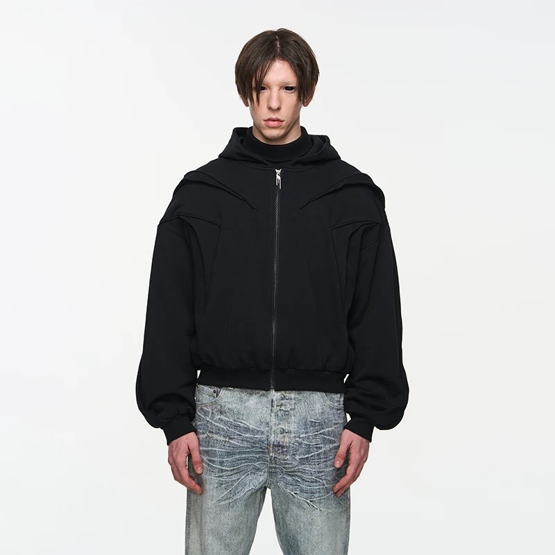 BLINDNOPLAN  多層次感 立體線條 寬鬆外套