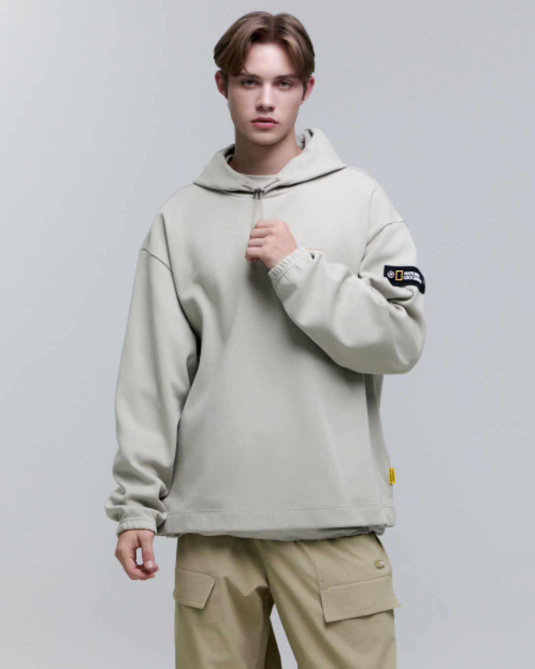 【預購】National Geographic 寬鬆連帽T N251UHD090