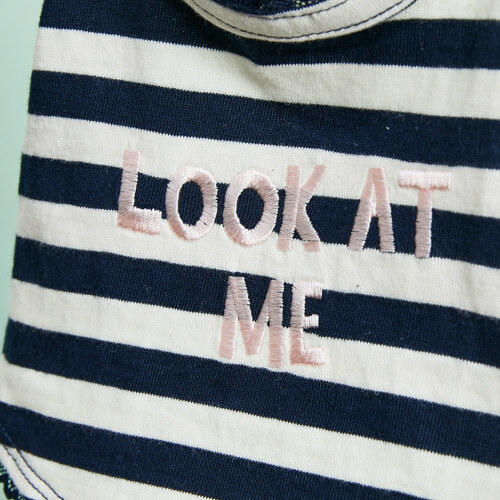 Louisdog LOOK AT ME 條紋背心