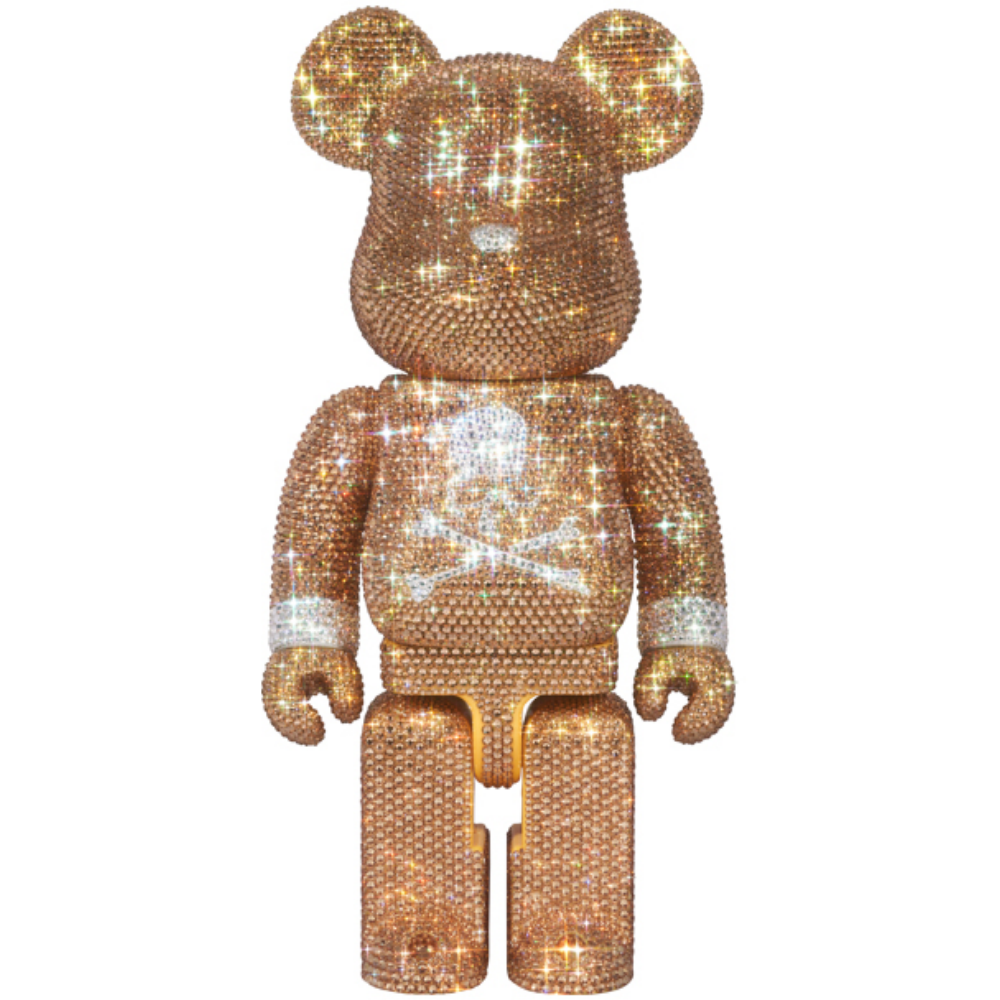 CRYSTAL DECORATE mastermind JAPAN GOLD & SILVER Ver. 400％ BE@RBRICK