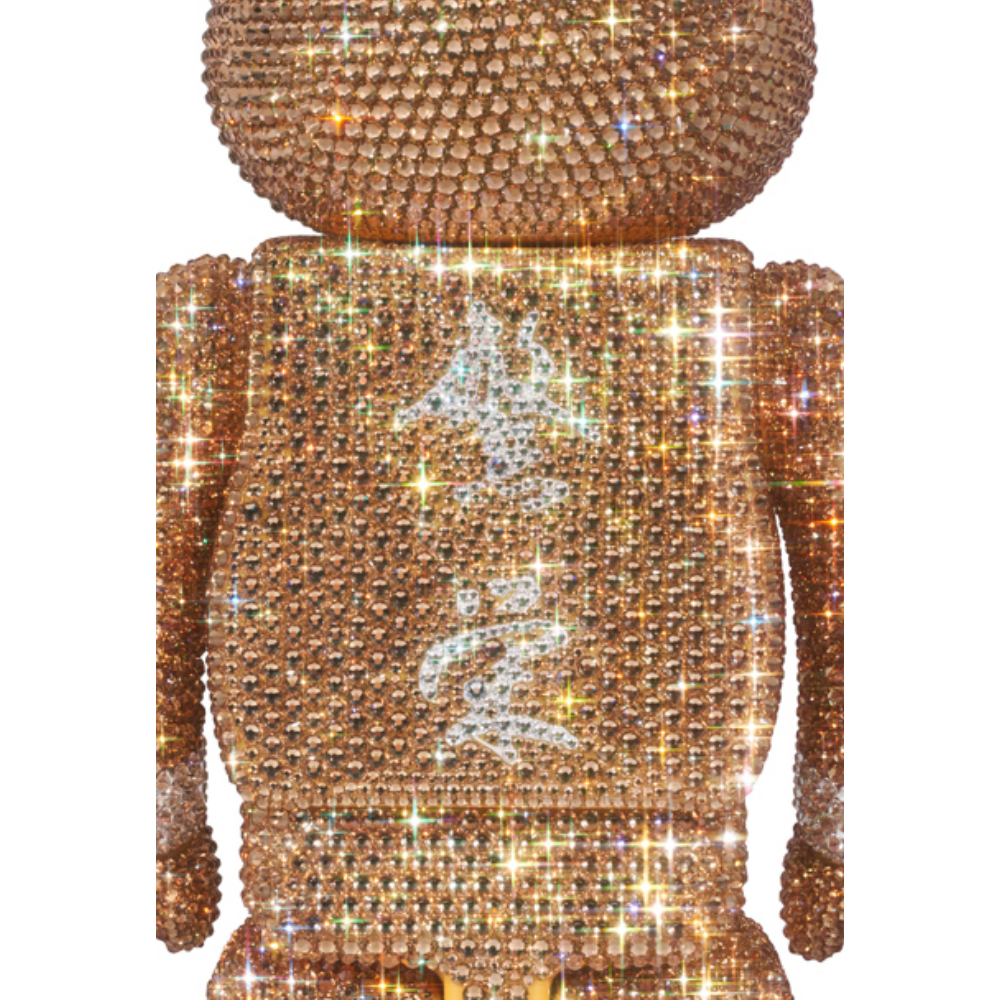 CRYSTAL DECORATE mastermind JAPAN GOLD & SILVER Ver. 400％ BE@RBRICK