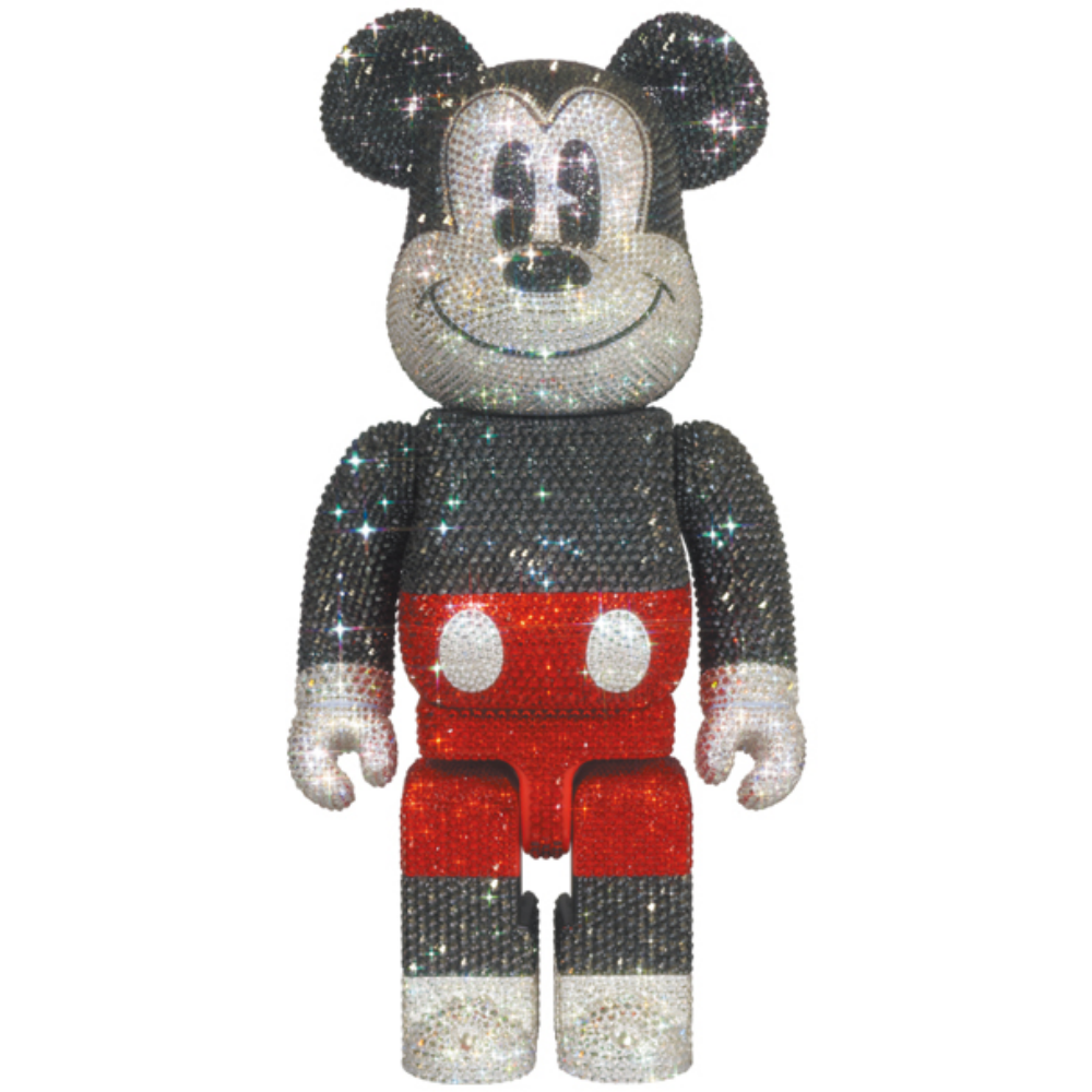 CRYSTAL DECORATE MICKEY MOUSE R&W Ver. 400％ BE@RBRICK