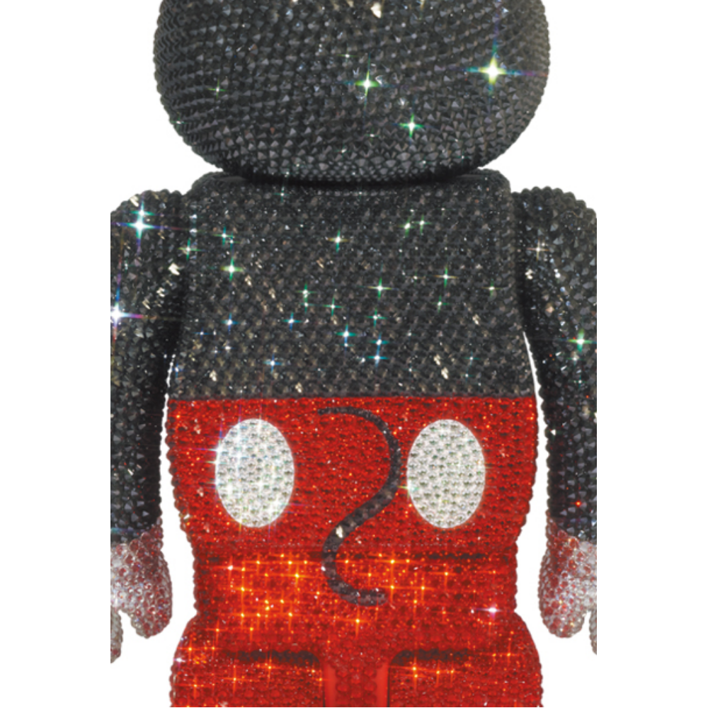 CRYSTAL DECORATE MICKEY MOUSE R&W Ver. 400％ BE@RBRICK