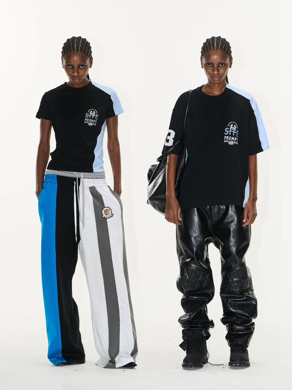 BLINDNOPLAN  撞色拼接  運動短袖 T恤